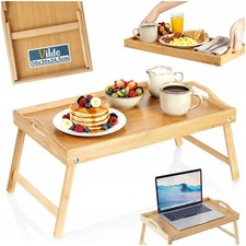 NEUF plateau de lit en bambou