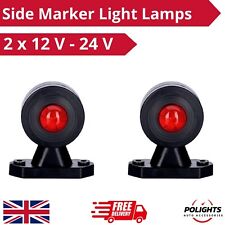 2 x 12-24V LED blanc rouge