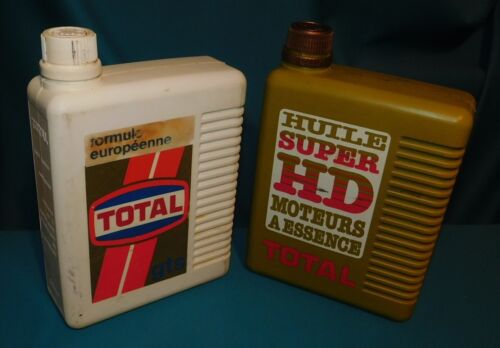 Anciens bidons huile 2l - anciens, d'huile