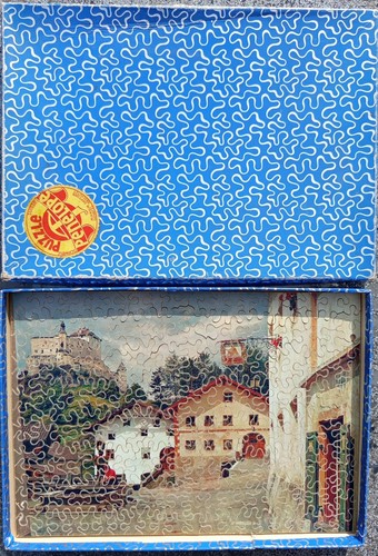 Ancien puzzle bois - en,