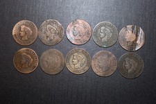 lot de 10 monnaies de 5