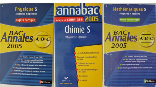 Lot livres annales bac - lot, 2005