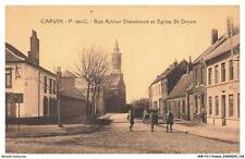 ANPP11-0890-62 - CARVIN - p-de-c - rue arthur dieudonné et l'église st-druon