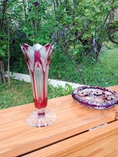 Vase cristal couleur à - de,
