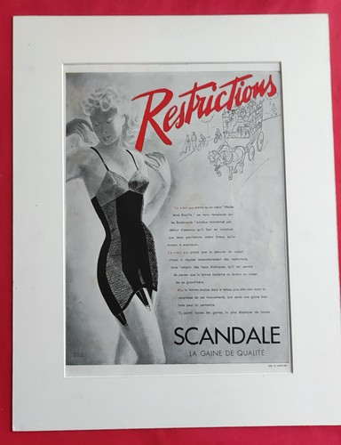 Publicité presse lingerie - presse,