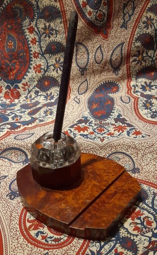 Encrier ancien art déco - , en
