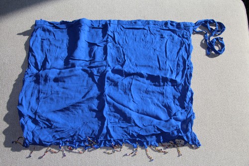 Women bright blue tie - blue,