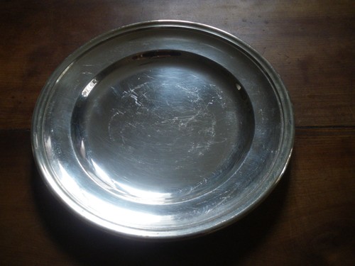 Assiette service métal - assiette, de