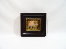 ANCIEN CADRE TABLEAU EMAUX