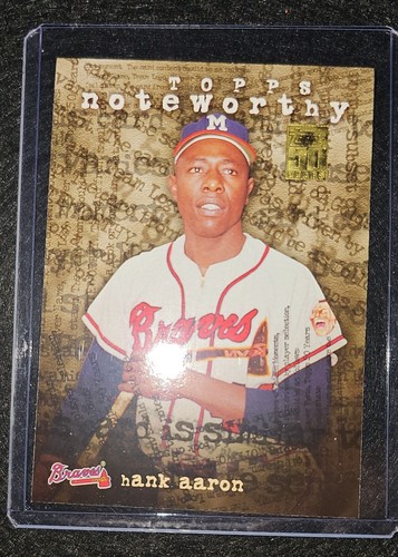 2001 topps noteworthy hank - 2001,