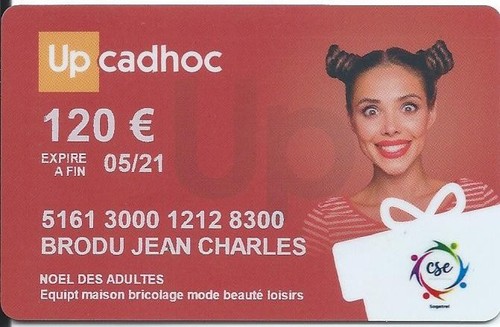 Carte cadeau cadhoc - carte,
