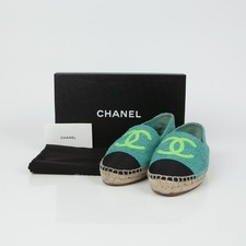 CHANEL Espadrilles CC Logo taille 38 G29762 138607350