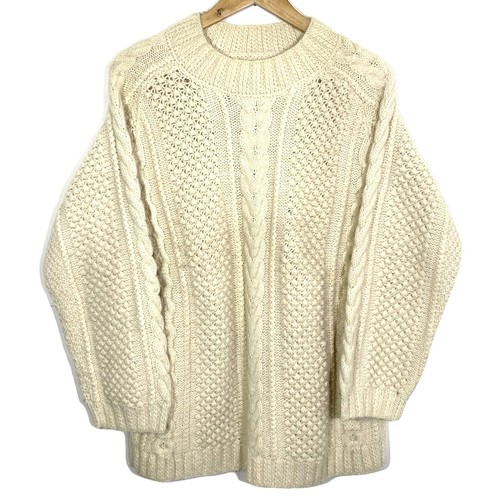Pull crème grosse - pull,