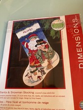 grille botte de Noël point de croix