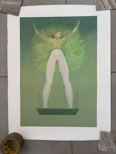 Lithographie leonor fini la - fini,