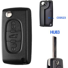 Cle Coque Clef Boitier compatible Peugeot Citroen 207 307 308 407 CE0523 HU83