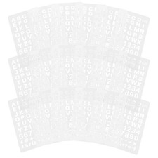  Lot de 20 pochoirs en