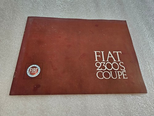 Brochure fiat 2300 coupé - s, de