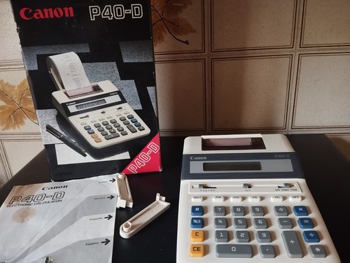 Canon p40 calculatrice - p40-d,