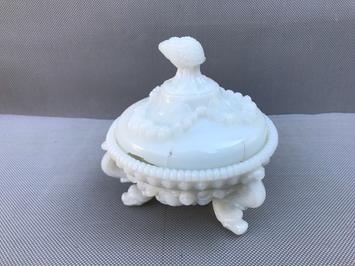 Ancien pot opaline foire - pot,