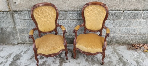 Lot fauteuils anciens en - de,
