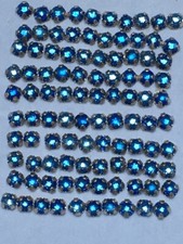 ??mercerie ancienne 100 strass facettés  à coudre (1920 )  ??