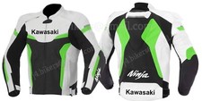 KAWASAKI NINJA Veste en Cuir de Moto Hommes Courses Veste Motard en Cuir 48,58