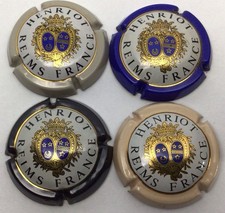 HENRIOT - REIMS - N° 37 - 40 - 41 - 45 - CAPSULES CHAMPAGNE - LOT 46