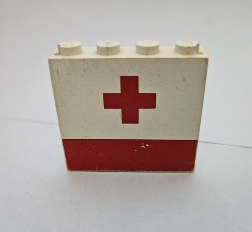 Lego white panel 1x4x3 - lego,