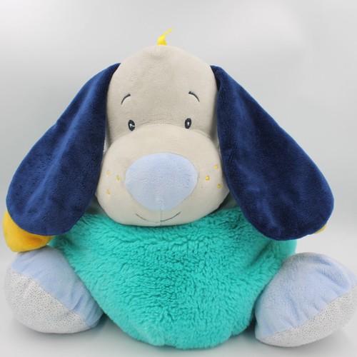 Doudou range pyjama - chien, bleu