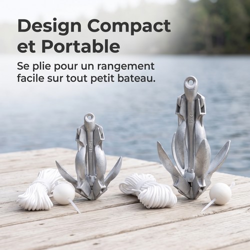 Ancre bateau pliable - ancre, en