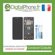 ECRAN ORIGINAL SERVICE PACK SAMSUNG GALAXY A51 5G BLANC (GH82-23100B) -TVA-