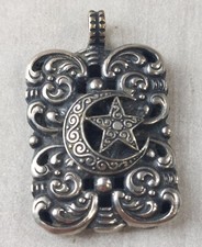 Ancien pendentif Turquie / turque, en argent, vintage