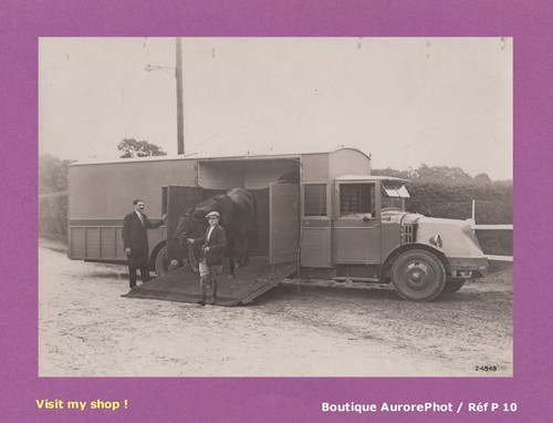 Photo vers 1940 - 1940, camion