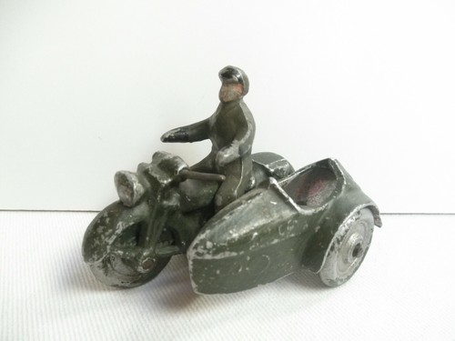 Moto motard side - -car, militaire