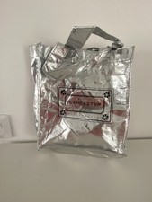 Sac Cabas / Tote Bag Lancaster – Argenté Métallisé – Mini Sac / Sac d’Appoint