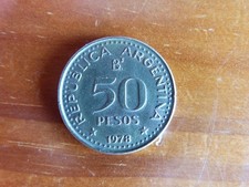 Argentine pièce 50 pesos 1978
