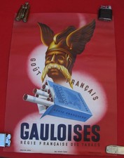 AFFICHE ANCIENNE GAULOISES