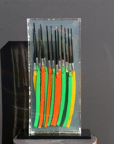Arman pinceaux iii epoxy - arman,,