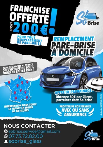 Remplacement pare brise - remplacement,