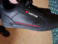 Baskets sneakers homme 42 Lotto Nandu, Noir et rouge