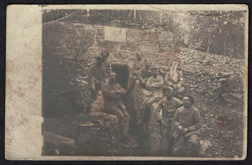 Cpa carte photo guerre 55e - carte, bcp