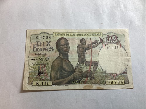 Billet franc afrique - franc,