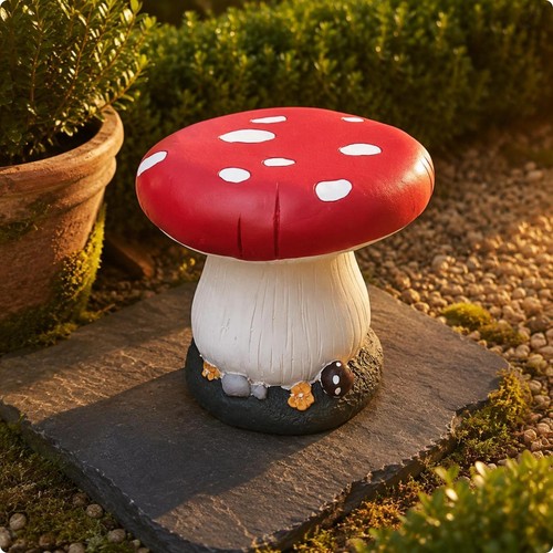 Tabouret jardin champignon - jardin,