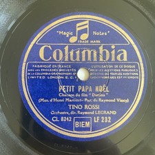 78 RPM - TINO ROSSI -Petit Papa Noel - COLUMBIA LF 232