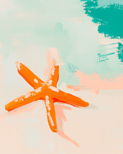 Art mural moderne d'étoiles