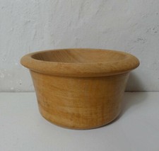 ancien mortier bol en bois tourné