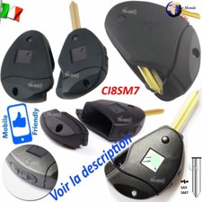Clé Shell Couver CI8SM7 Lame PLIP 2 boutons pour CITROEN Evasion Xantia Xsara