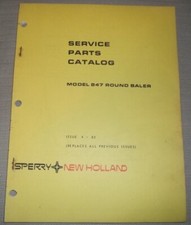 Sperry NEW HOLLAND 847 Manuel