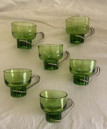 Tasses café verre - en, vert